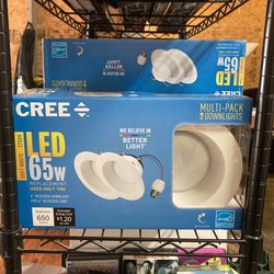 12 Cree LED 6” Can Light Trims