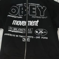 Black Obey Hoodie 