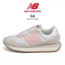 New Balance 237 Sneakers White/Pink