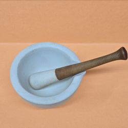 Vintage Wedgewood Mortar and Pestle Set