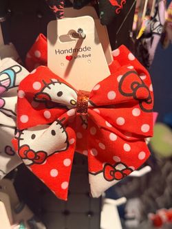 Handmade Hello Kitty Hair Bow