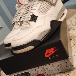 Jordan 4s "White Cement"