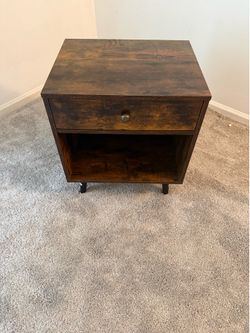 Wooden night stand
