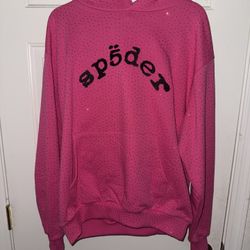 sp5der rhine stone hoodie 