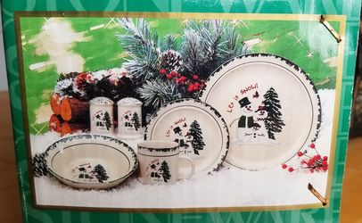 Christmas Dinner Set