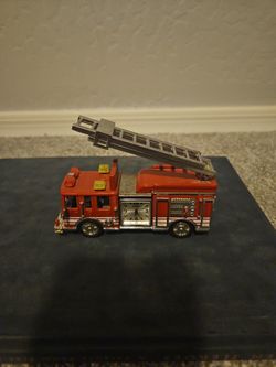 Firetruck Metal Clock