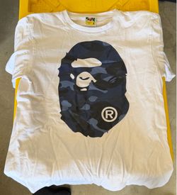 Bathing ape blue camo Bape tshirt