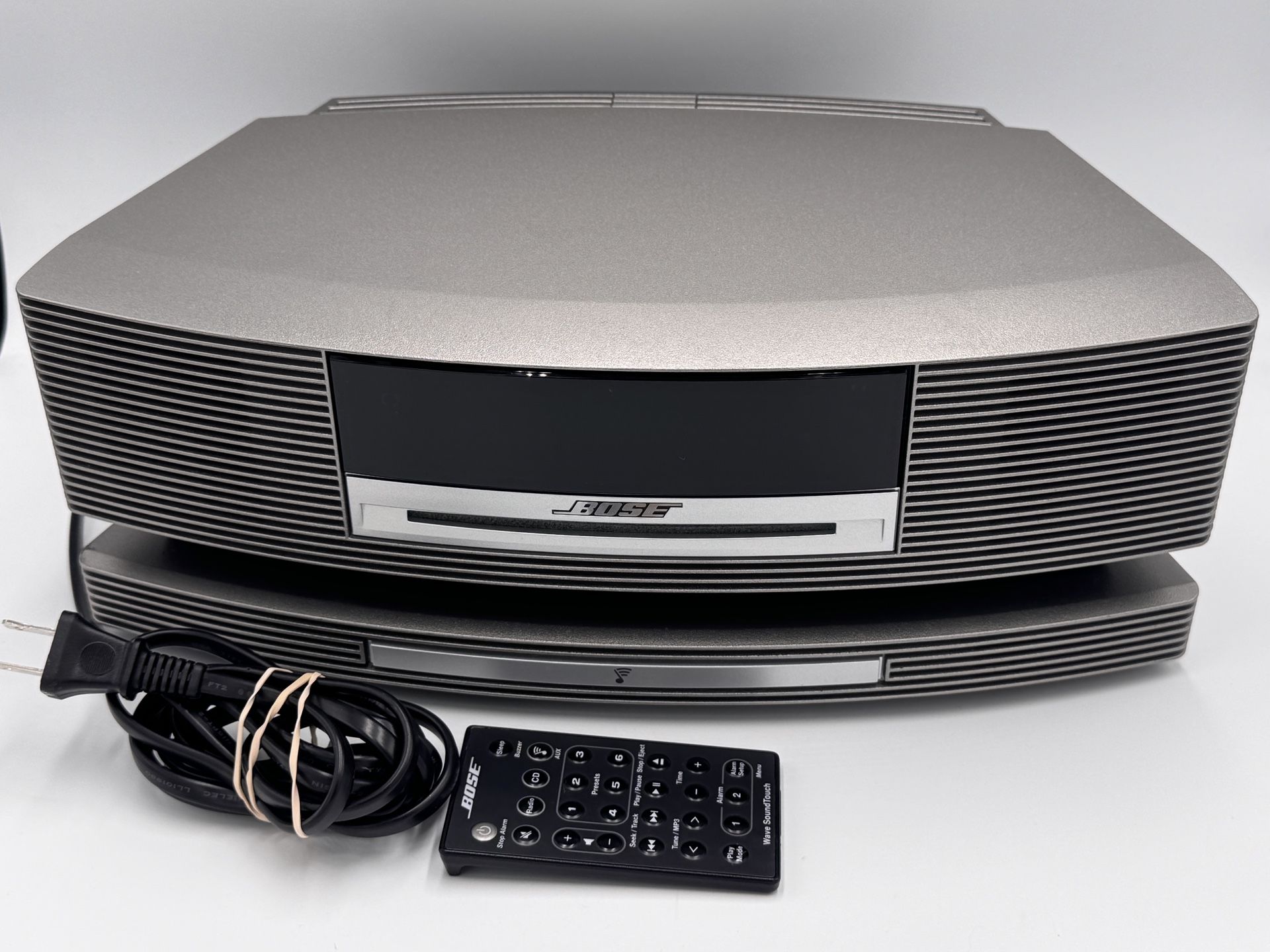 Bose Wave Music System III & SoundTouch Wi-Fi Pedestal 412534 & Remote