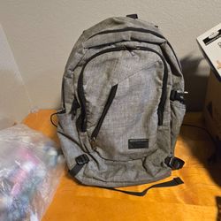 Macro gray laptop bag
