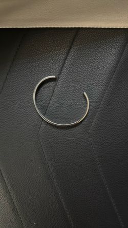 Silver Stainless Steel Cuff Bracelet