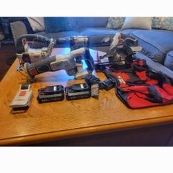 Porter Cable Battery Operated Tool Set