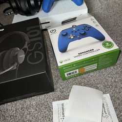 Xbox Series One A With Brand New Headset And Controller 