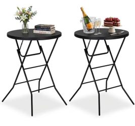 Cocktail Tables - 32” x 43” Black 2-pk