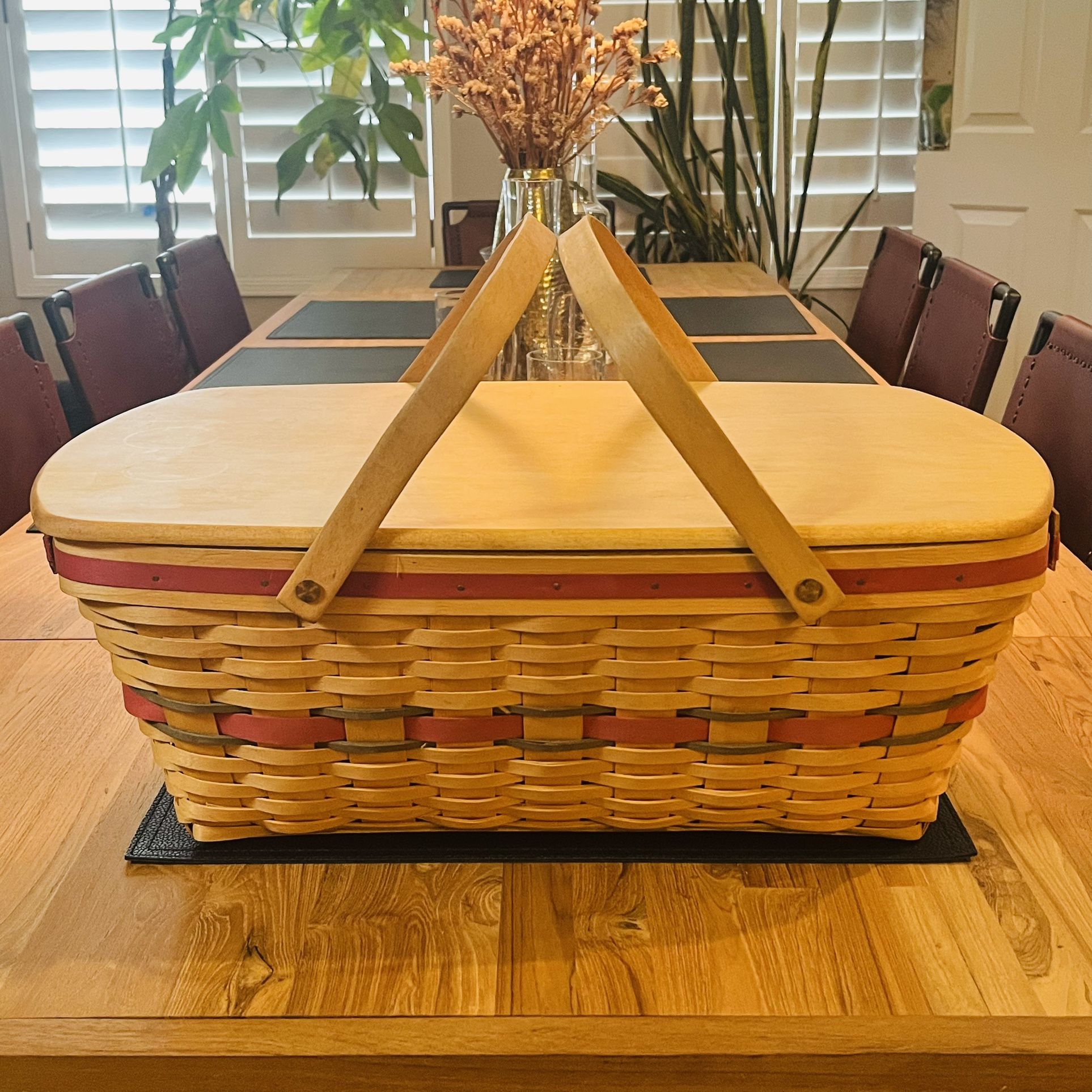 Longaberger Yuletide Treasure Basket Large - Christmas Holiday