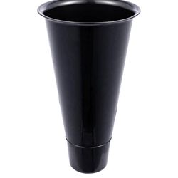 New 6PCS Black Plastic Flower Buckets for Flower Bar Supplies, Floral Buckets for Wedding Indoor Ou