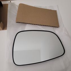 Car Left Driver White Glass Mirror Glass W/Back Non-heated for Hyundai Elantra