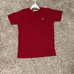 Burberry Red T-shirt Size L