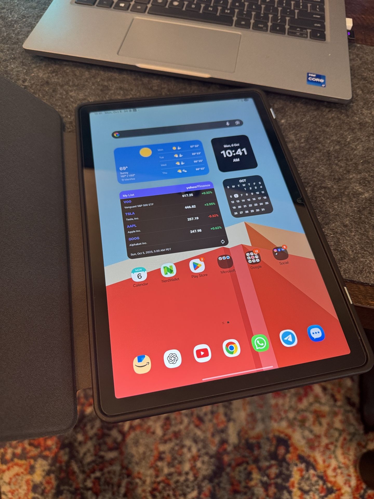 Samsung A9+ Tablet With Cellular Service Capability