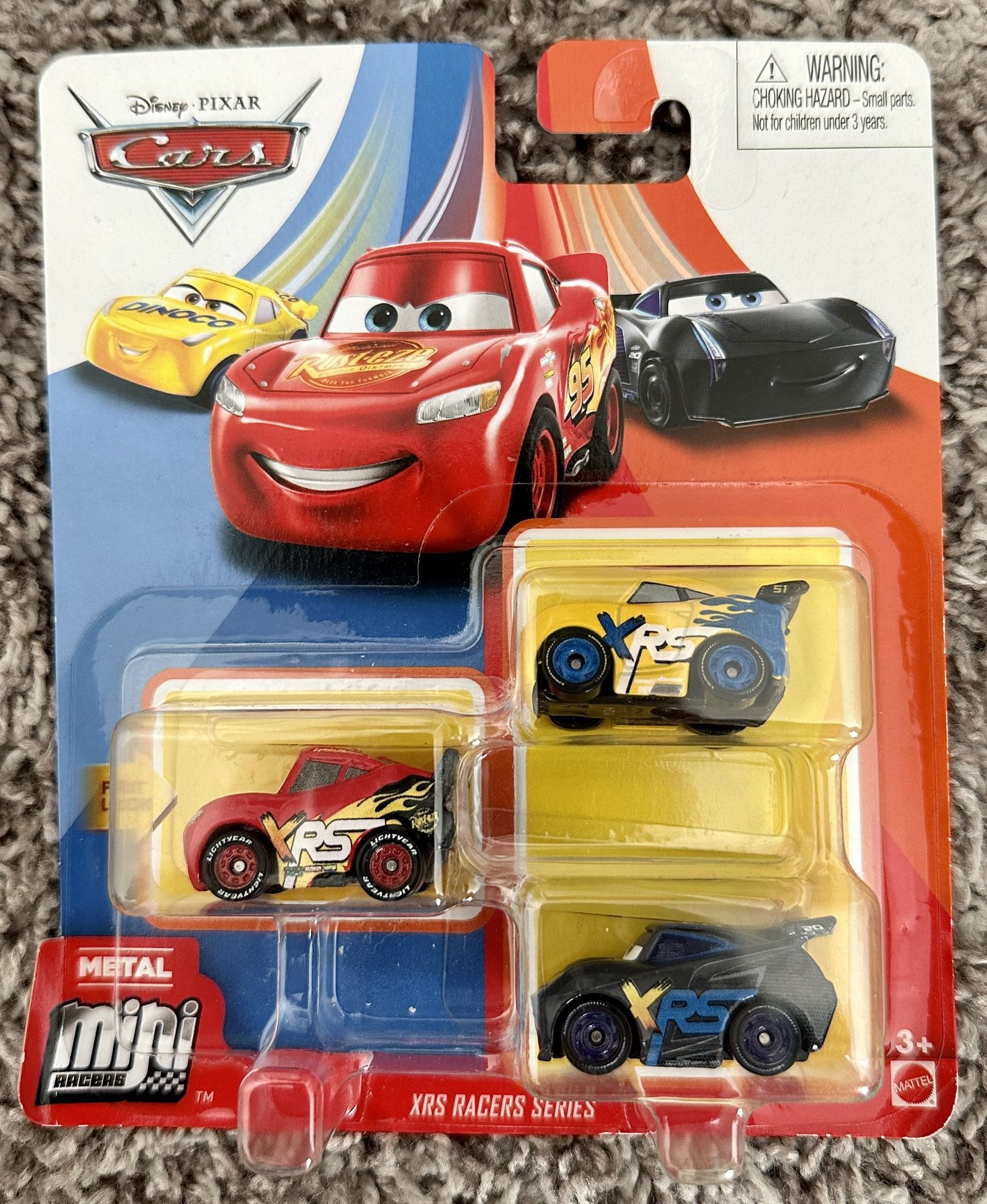 Disney Cars GKG20 Pixar's Cars Mini Racers XRS Series 3-Pack