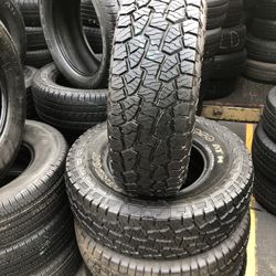 Set Of Hankook AT M P265/75/16 Used