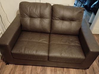 UMBER LOVE SEAT AND SOFA