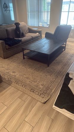 14*12 rug grey and black