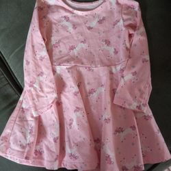 The Children’s Place Girls Unicorn baby girl's dress size 12-18M 