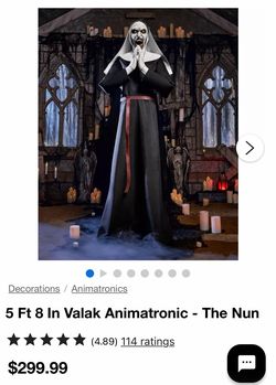 The nun animatronic