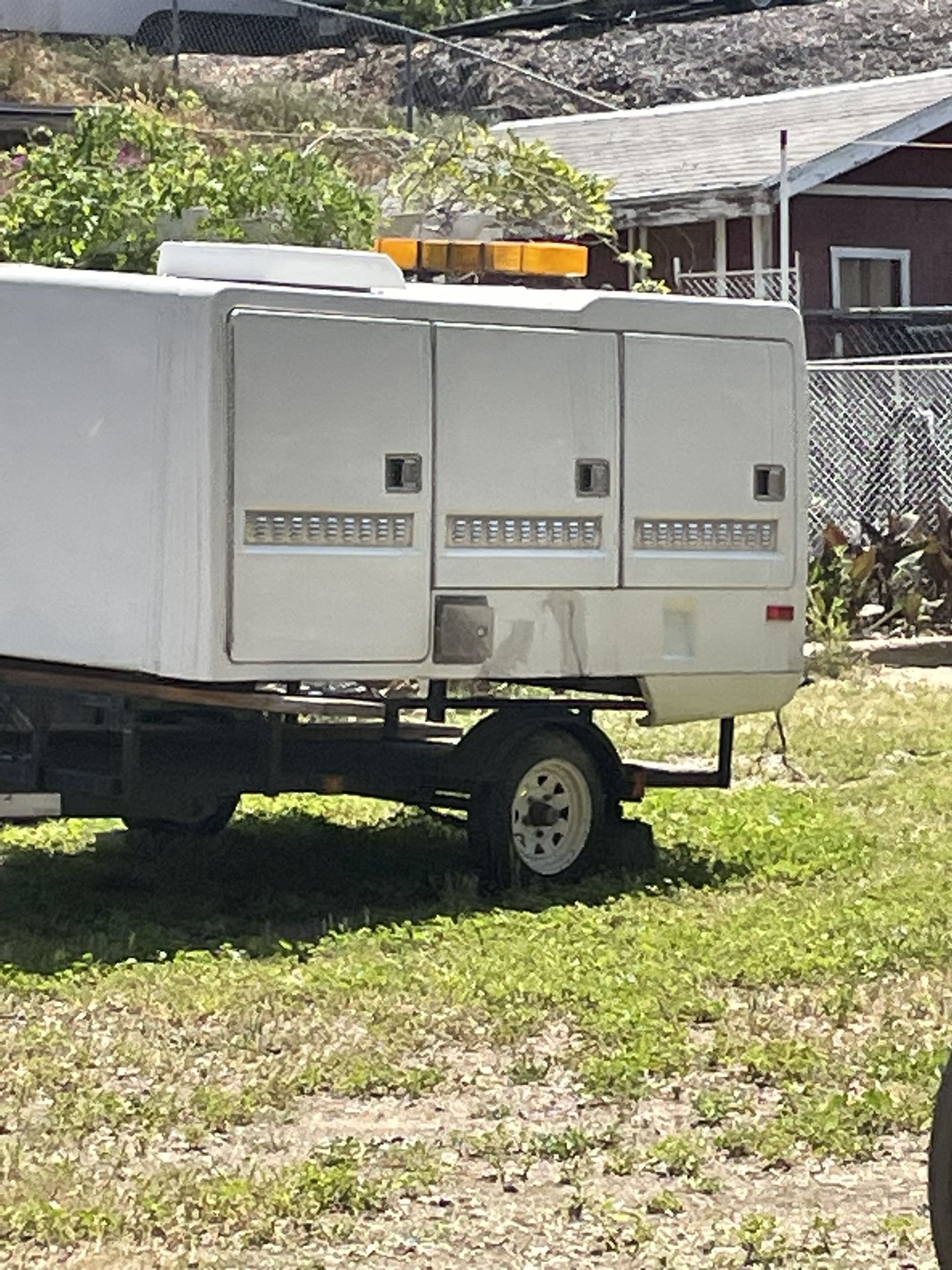 Dog kennel K9 Fiberglass truck bed or trailer