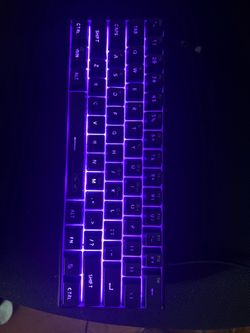 Compact RGB Backlit Mechanical Keyboard