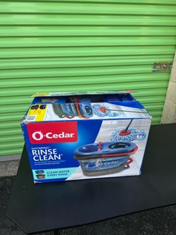 O-Cedar EasyWring RinseClean Microfiber Spin Mop & Bucket System
