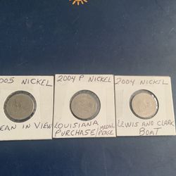 2004 p Nickel Louisiana Purchase2005 Ocean In View And Lewis And Clark Boat