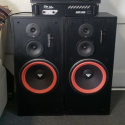Cerwin Vega Ls-12 Series Speakers+Amplifier