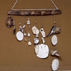 NEW Hand Crafted Boho Seashell Wind Chime