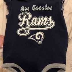 LA RAMS 3-6 Month Onsie Unisex Baby Clothes