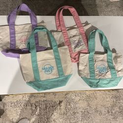 Trader joe’s pastel mini tote bags