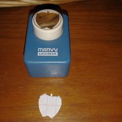 Apple paper punch out by marvy uchida