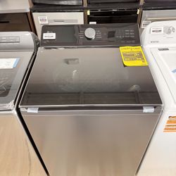 New LG 5.3 Cu. Ft. Matte Black Agitator Top Load Washer with EasyUnload & Al Sensing WT8405CB