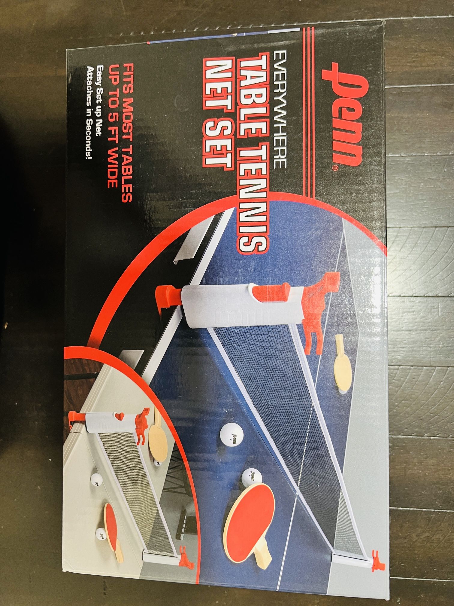 Ping Pong Paddle Set, Portable Table Tennis Set