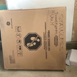 GE 30inch Telescopic Downdraft System In Black