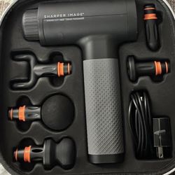 Sharper Image Powerboost Massage Gun NEW