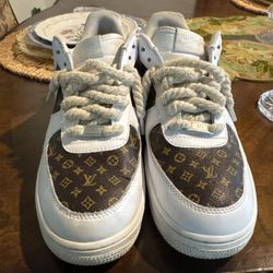 Custom Louis Vuitton Air Force 1 Size 12