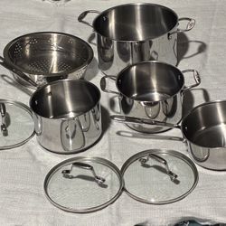 Emeril brand aluminum pots: