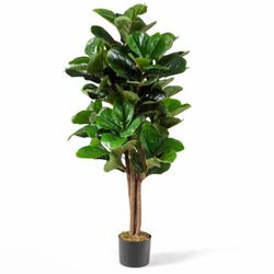 4FT Costway Artificial Fiddle Leaf Fig Tree with Pot (Brand New)