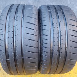 2 USED TIRES MICHELIN PILOT SPORT CUP 2 245/35/19