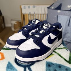 Midnight Blue Dunks 1Y