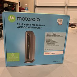  Motorola AC1900  Modem + Wi-Fi Router