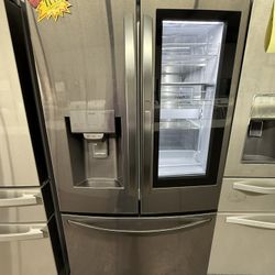 LG Instaview Refrigerator with Craft Ice Maker