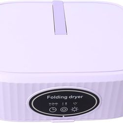 Portable Clothes Dryer, Quiet Operation Energy Saving Mini Dryer Machine for Apartments (PURPLE)