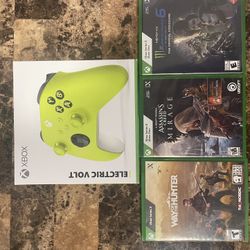 Xbox One Controller And Games 